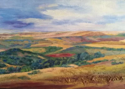 "Tierras de Aragón". 35 x 65 cm.